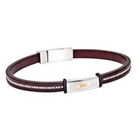 Bracelet Bliss Man in Leather 20073021 - 20073021
